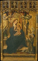 Vergine che allatta il Bambino con donatore